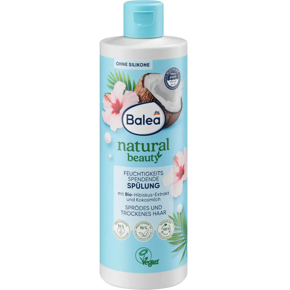 Après-shampooing Natural Beauty à l'Extrait Bio d'Hibiscus et Lait de Coco, 350 ml