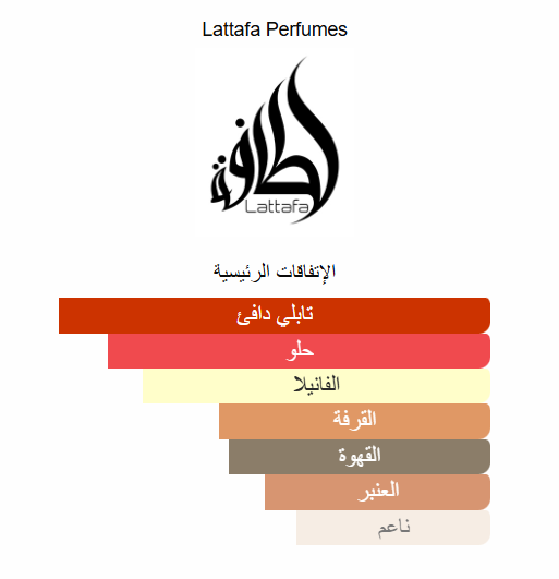 عطر خمره قهوة Khamrah Qahwa – Lattafa Perfumes | 100 مل للجنسين